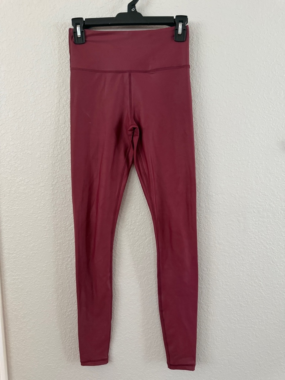 High-Rise metallic Maroon ZYIA Active Leggings